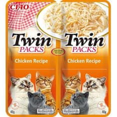 Inaba Twin Packs piščanec za mačke 80g