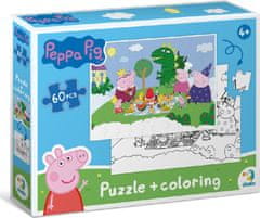 DoDo Dvostranska sestavljanka Peppa Pig: Piknik 60 kosov