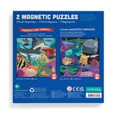 Mudpuppy Magnetna sestavljanka Globoko morje 2x20 kosov