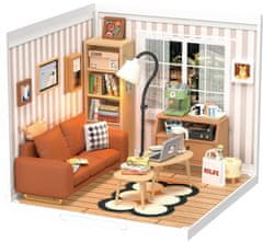 Robotime Rolife DIY House: dnevna soba z LED osvetlitvijo 114 kosov