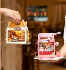 Robotime miniaturna hiška Mlečna ploščica Jagoda
