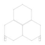 G21 nosilec za leseno zavetje HEX, 2 kosa/paket