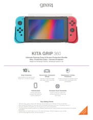 gear4 D3O pokrov za Nintendo Switch Lite transpar.