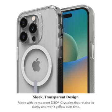 gear4 ZAGG Crystal Palace Snap Cover iPhone 14 Pro prozoren