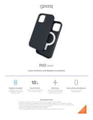 gear4 ZAGG D3O Rio Snap ovitek za iPhone 12 mini črn