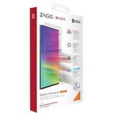 invisibleSHIELD ZAGG Invisible Shield Fusion XTR D3O Curve hibridno steklo SG S22 Ultra