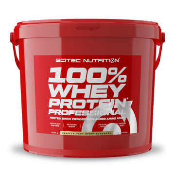 Scitec Nutrition 100% WP Professional 5000 g vanilija verry berry