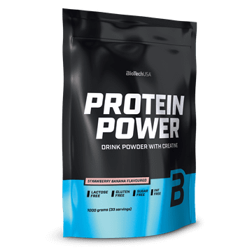 BioTech Protein Power 1000 g jagoda banana