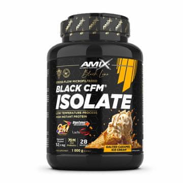 AMIX Black Line Black CFM Isolate 1000 g sladoled s slano karamelo