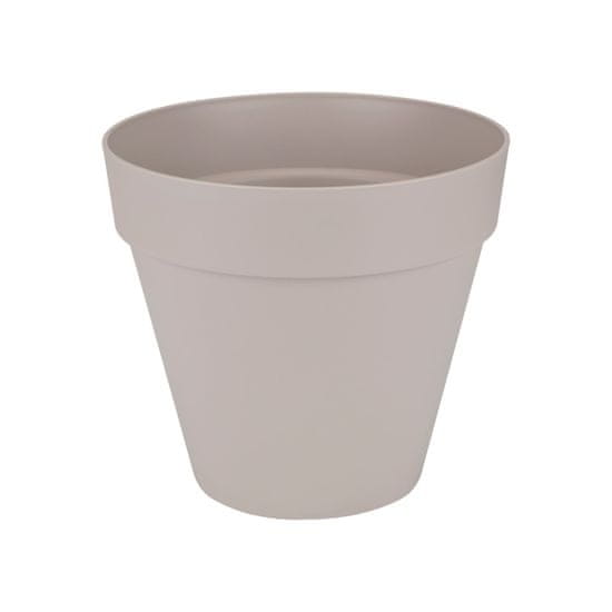 Elho Cvetlični lonec Loft Urban Round - toplo siva 20 cm