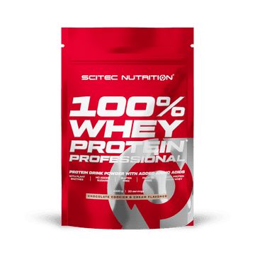Scitec Nutrition 100% WP Professional 1000 g čokoladni piškoti krema
