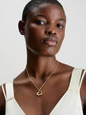 Calvin Klein Pozlačena ogrlica Decent Minimalist Hearts 35000385