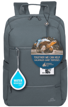 RivaCase 8265 nahrbtnik, za 15,6 prenosnik, siv (8265 DARK GREY)