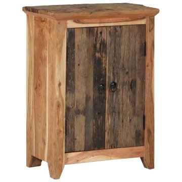 Vidaxl Komoda 55x33x75 cm trden akacijev les in predelan les