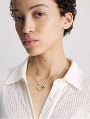 Calvin Klein Decent pozlačena ženska jeklena ogrlica 35000307