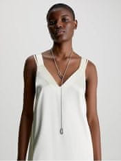 Calvin Klein Dolga jeklena ogrlica Sculptural 35000356