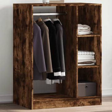 Vidaxl vidaXL Garderobna omara betonsko siva 77x48x102 cm
