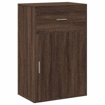 Vidaxl Omara rjavi hrast 56,5x39x90 cm inženirski les