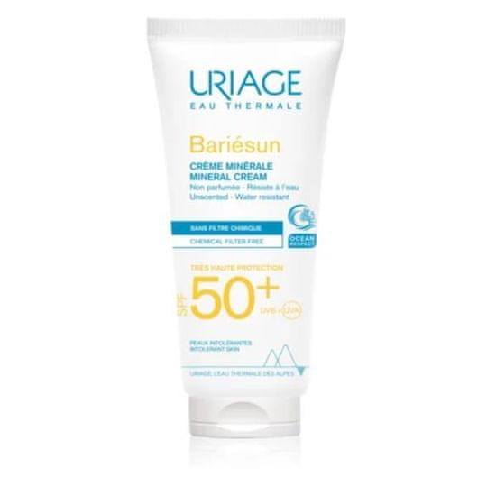 Uriage Mineralna zaščitna krema za obraz in telo SPF 50+ Bariésun (Very High Protection Mineral Cream) 100