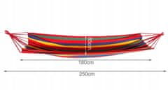 Malatec Enojna vrtna viseča mreža 80x200cm do 120kg