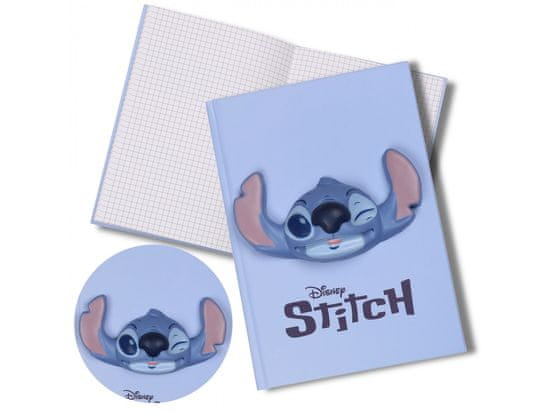 Disney DISNEY Stitch Zvezek/beležka v karo, v modri vezavi A5