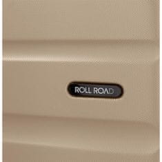 Jada Toys ABS Potovalni kovček ROLL ROAD FLEX Champagne, 55x38x20cm, 35L, 5849169 (majhen)
