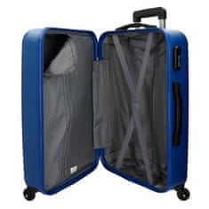 Jada Toys Komplet potovalnih kovčkov ABS ROLL ROAD FLEX Blue, 55-65cm, 5849563