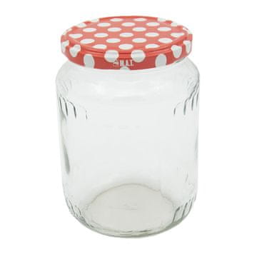 M.A.T Group Kozarec za vlaganje 720ml TWIST 82 + pokrovčki PUNTIK (8 kosov)