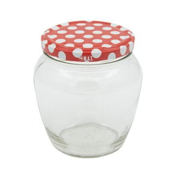 M.A.T Group Kozarec za vlaganje 550ml TWIST 82 + pokrovčki PUNTIK (8 kosov)