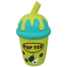 Dog Fantasy Hračka DOG FANTASY Latex kelímek čaj se zvukem zelená 15 cm