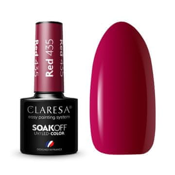 Claresa Claresa hibridni lak za nohte rdeč 435 5 g