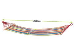 nabbi Viseča mreža XHMK 200x80 cm - barvni trakovi