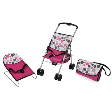 Hauck Potovalni set roza, polka dots