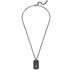 Police Moderna moška jeklena ogrlica Wire PEAGN0033803