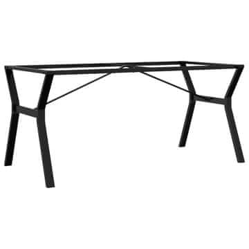 Vidaxl Noge za jedilno mizo Y-okvir 160x80x73 cm jeklo