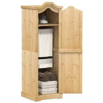 Vidaxl vidaXL Omara Corona, 55x52x170 cm, masivni borov les