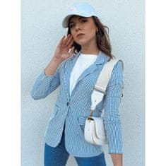 Dstreet Ženska jakna IBAKAN z modrimi in belimi črtami py0097 L