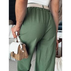 Dstreet Ženske hlače na zvonec CHIMAS zelena uy2106 Univerzalni
