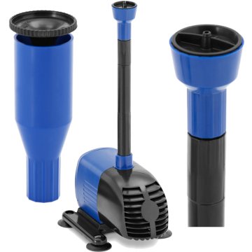 Hillvert Črpalka za vrtni ribnik z 2 curkoma 900 l/h 18 W