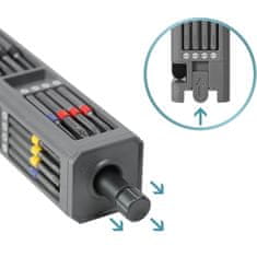 BergMont Komplet natančnih izvijačev 32 v 1, nastavkov za precizni izvijač, orodja za popravilo elektronike, Torx, križ, ploščat, magnet