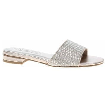 Marco Tozzi Japanke elegantni čevlji srebrna 28710242957