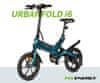 MS ENERGY URBANFOLD i6 električno kolo, zložljivo, 40,64 cm, 250 W, 360 Wh, zelenočrno