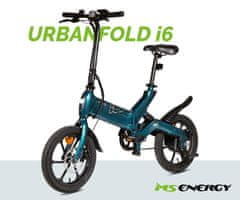 MS ENERGY URBANFOLD i6 električno kolo, zložljivo, 40,64 cm, 250 W, 360 Wh, zelenočrno