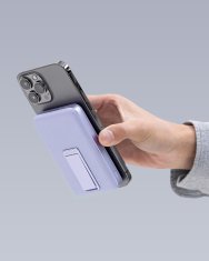 Innostyle INNOSTYLE POWERSWITCH HITRA INDUKCIJSKA POWERBANK ZA MAGSAFE 10000MAH STOJALO VIJOLIČNA