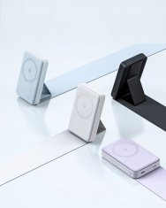 Innostyle INNOSTYLE POWERMAG 2V1 HITRA INDUKCIJSKA POWERBANK ZA MAGSAFE 10000MAH STOJALO BELA