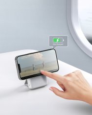 Innostyle INNOSTYLE POWERMAG 2V1 HITRA INDUKCIJSKA POWERBANK ZA MAGSAFE 10000MAH STOJALO BELA