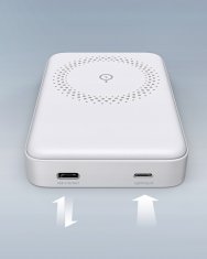 Innostyle INNOSTYLE POWERMAG 2V1 HITRA INDUKCIJSKA POWERBANK ZA MAGSAFE 10000MAH STOJALO BELA