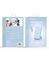 Innostyle Innostyle Powermag 2V1 Hitra Indukcija Powerbank Za Magsafe 10000Mah Stojalo Modra