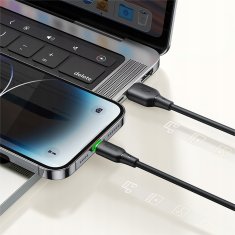 Mcdodo MCDODO POLNILEC USB STRELA HITRO POLNJENJE KABEL ZA IPHONE 1M VODIL ČRNO