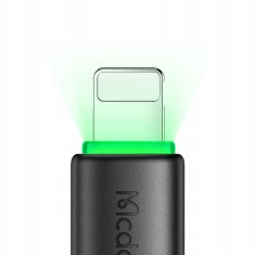 Mcdodo MCDODO POLNILEC USB STRELA HITRO POLNJENJE KABEL ZA IPHONE 1M VODIL ČRNO